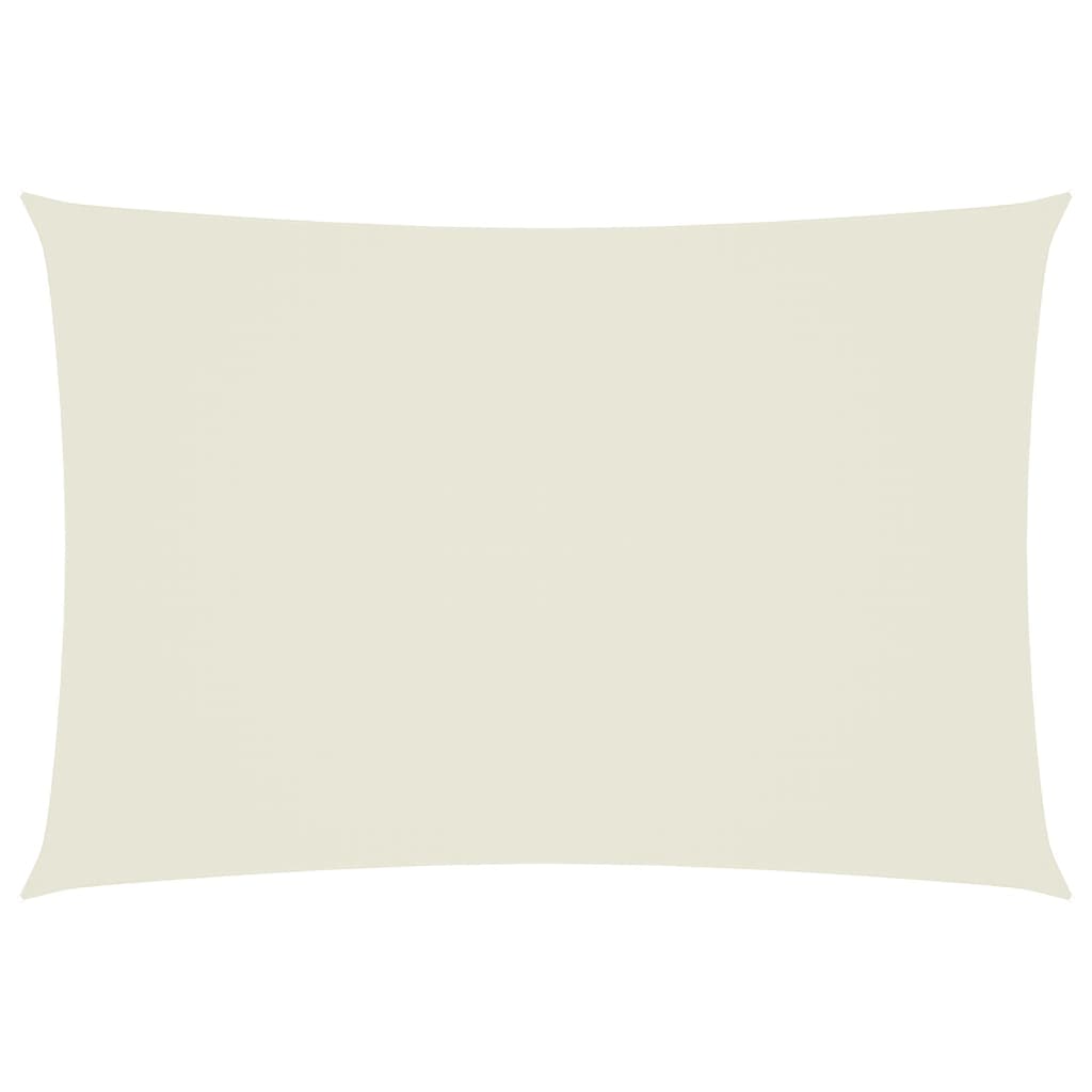 VIDAXL Sunshade Rechteck 2,5 x 4,5 M Oxford Stoff Crème -Colored
