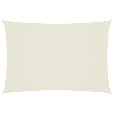 VIDAXL Sunshade Rechteck 2,5 x 4,5 M Oxford Stoff Crème -Colored