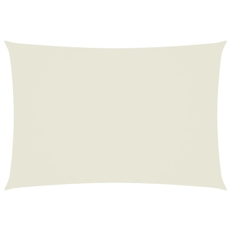 VIDAXL Sunshade Rechteck 2,5 x 4,5 M Oxford Stoff Crème -Colored