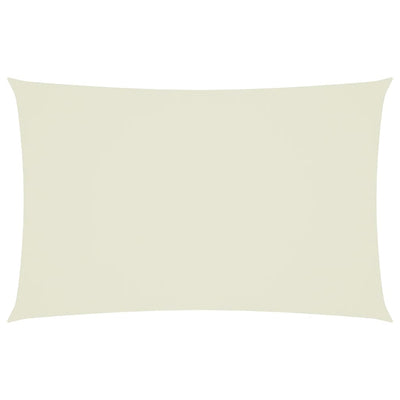 Vidaxl Sonnenschatten rechteckig 2,5 x 5 M. Oxford Stoff Crème -Colored