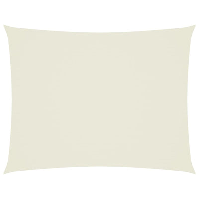VIDAXL Sunshade Rechteck 3x4 M Oxford Stoffcreme -Colored