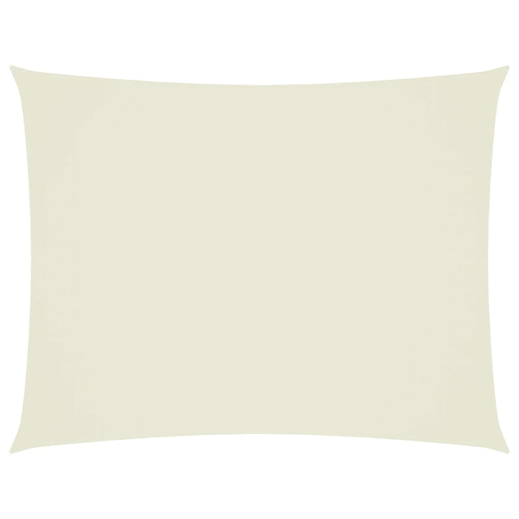 Vidaxl Sonnenschutz Rechteck 3x6 M Oxford Stoff Crème farbig