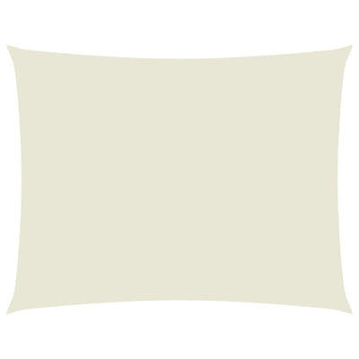 VIDAXL Sunshade Rechteck 3,5 x 4,5 M Oxford Stoff Crème -Colored
