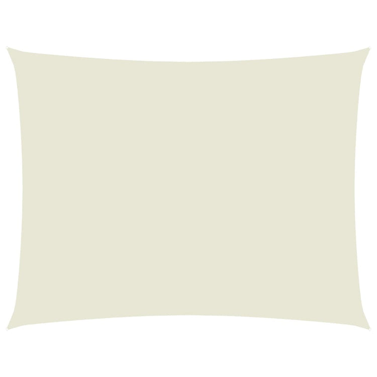 VIDAXL Sunshade Rechteck 3,5 x 4,5 M Oxford Stoff Crème -Colored