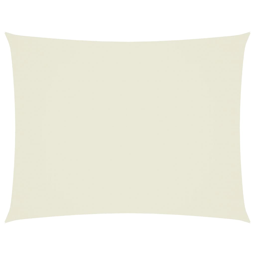 VIDAXL Sunshade Rechteck 3,5 x 5 M. Oxford Stoff Crème -Colored