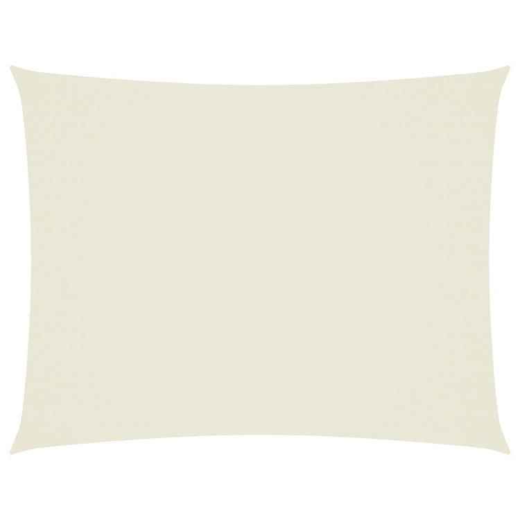 VIDAXL Sunshade Rechteck 3,5 x 5 M. Oxford Stoff Crème -Colored