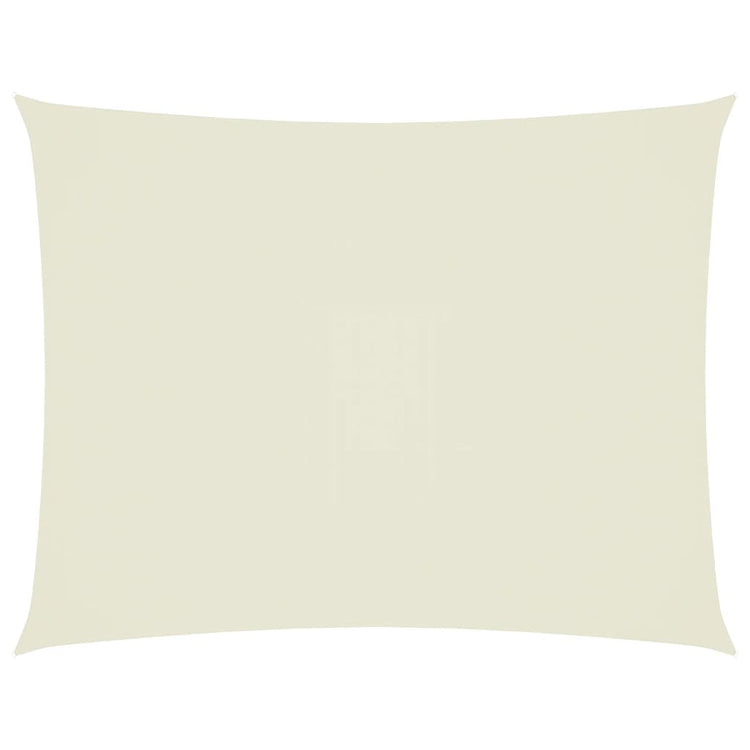 VIDAXL SUNSHAD RECHTANGULUR 4x5 M Oxford Stoff Crème -Colored