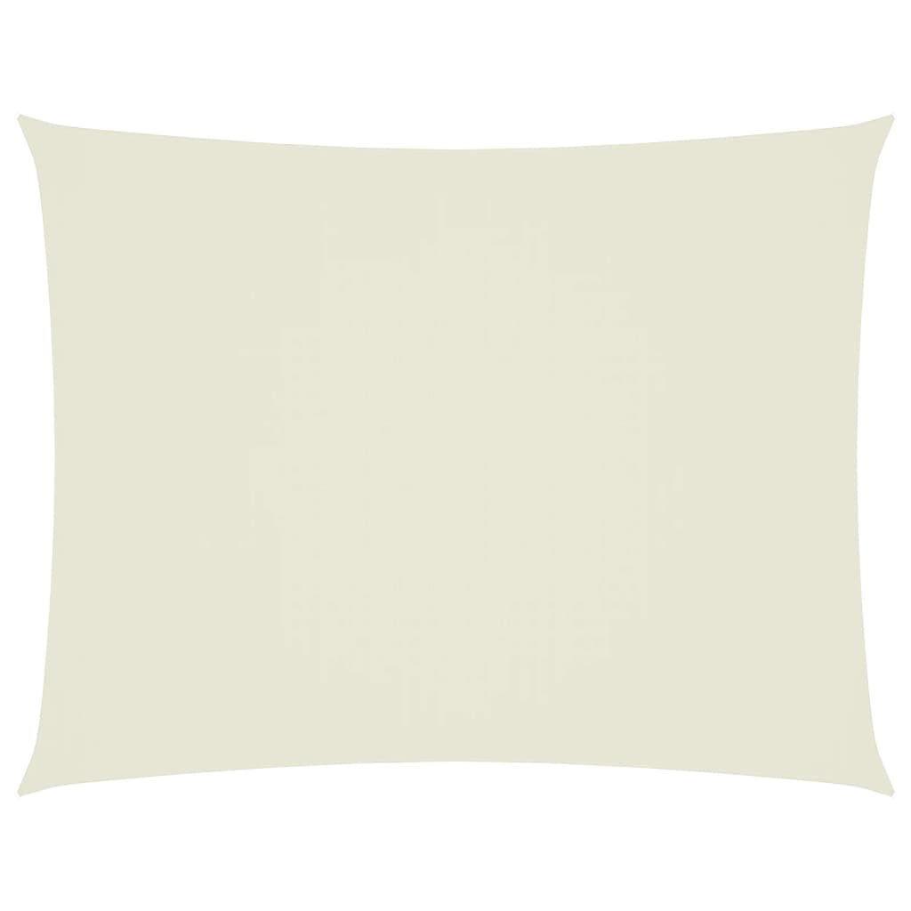 Vidaxl Sonnenschutz Rechteck 5x6 M Oxford Stoff Crème gefärbt