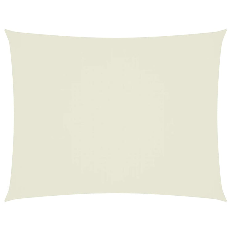 Vidaxl Sonnenschutz Rechteck 5x6 M Oxford Stoff Crème gefärbt