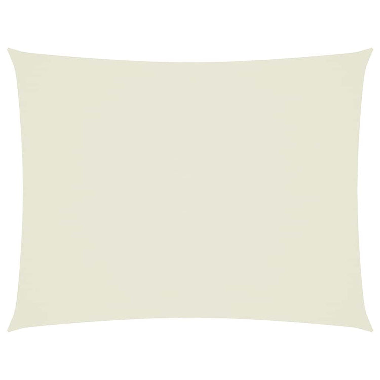 Vidaxl Sonnenschutz Rechteck 5x7 M Oxford Stoff Crème gefärbt