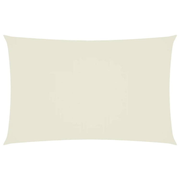 VIDAXL Sunshade Rechteck 5x8 M Oxford Stoff Crème -Colored