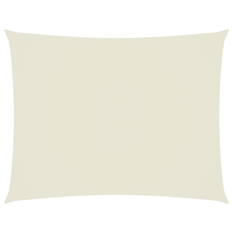 VIDAXL Sunshade Rechteckige 6x7 M Oxford Stoff Crème -Colored