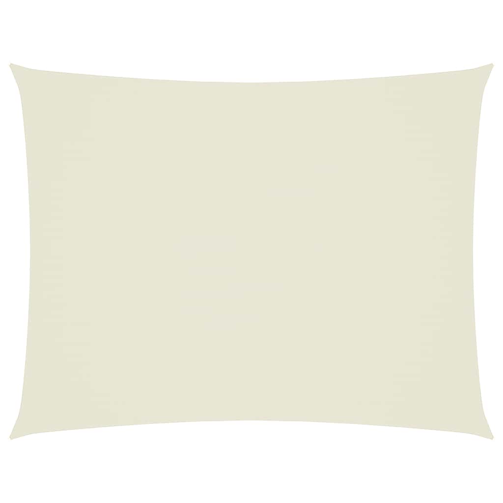 VIDAXL Sunshade Rechteck 6x8 M Oxford Stoffcreme -Colored