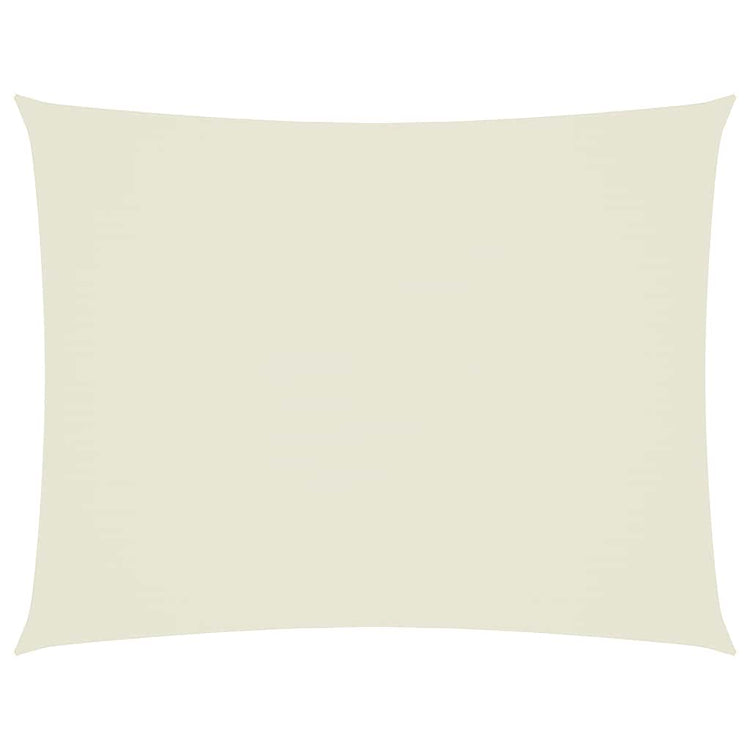 VIDAXL Sunshade Rechteck 6x8 M Oxford Stoffcreme -Colored