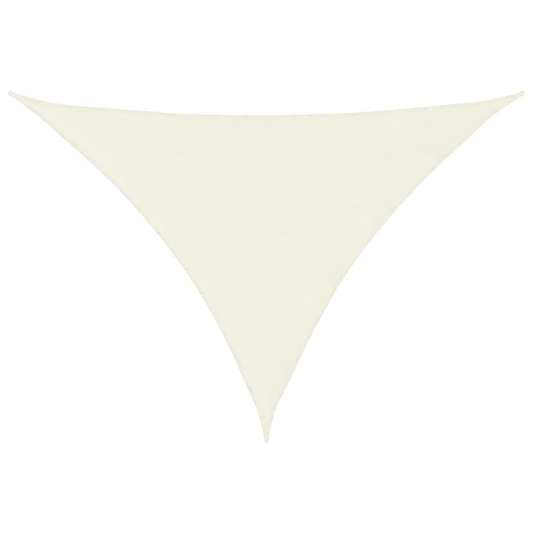 Vidaxl Sunchade Triangular 3x3x4,24 M Oxford Stoff Crème gefärbt
