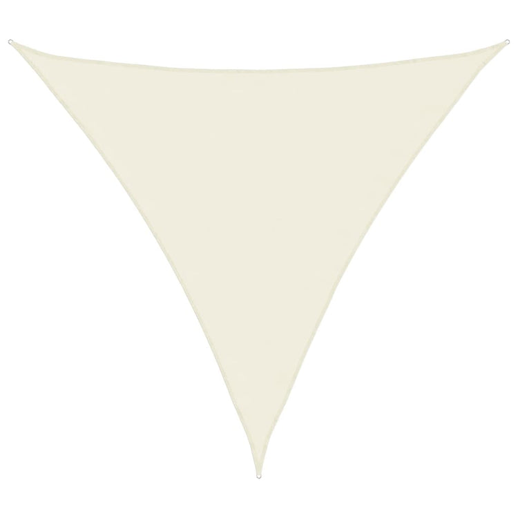 Vidaxl Sunshade Triangular 4x4x4 M Oxford Stoff Crème -Colored