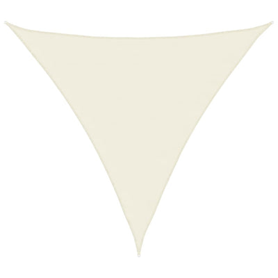 Vidaxl Sunshade Triangular 4,5x4,5x4,5 M Oxford Stoff Crème -Colored