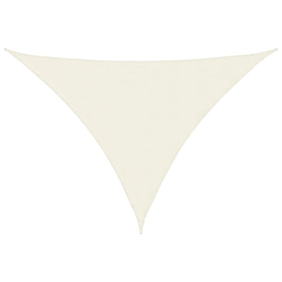 Vidaxl Sunchade Triangular 5x7x7 M Oxford Stoff Crème -Colored