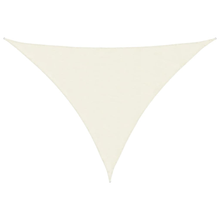 Vidaxl Sunchade Triangular 5x7x7 M Oxford Stoff Crème -Colored