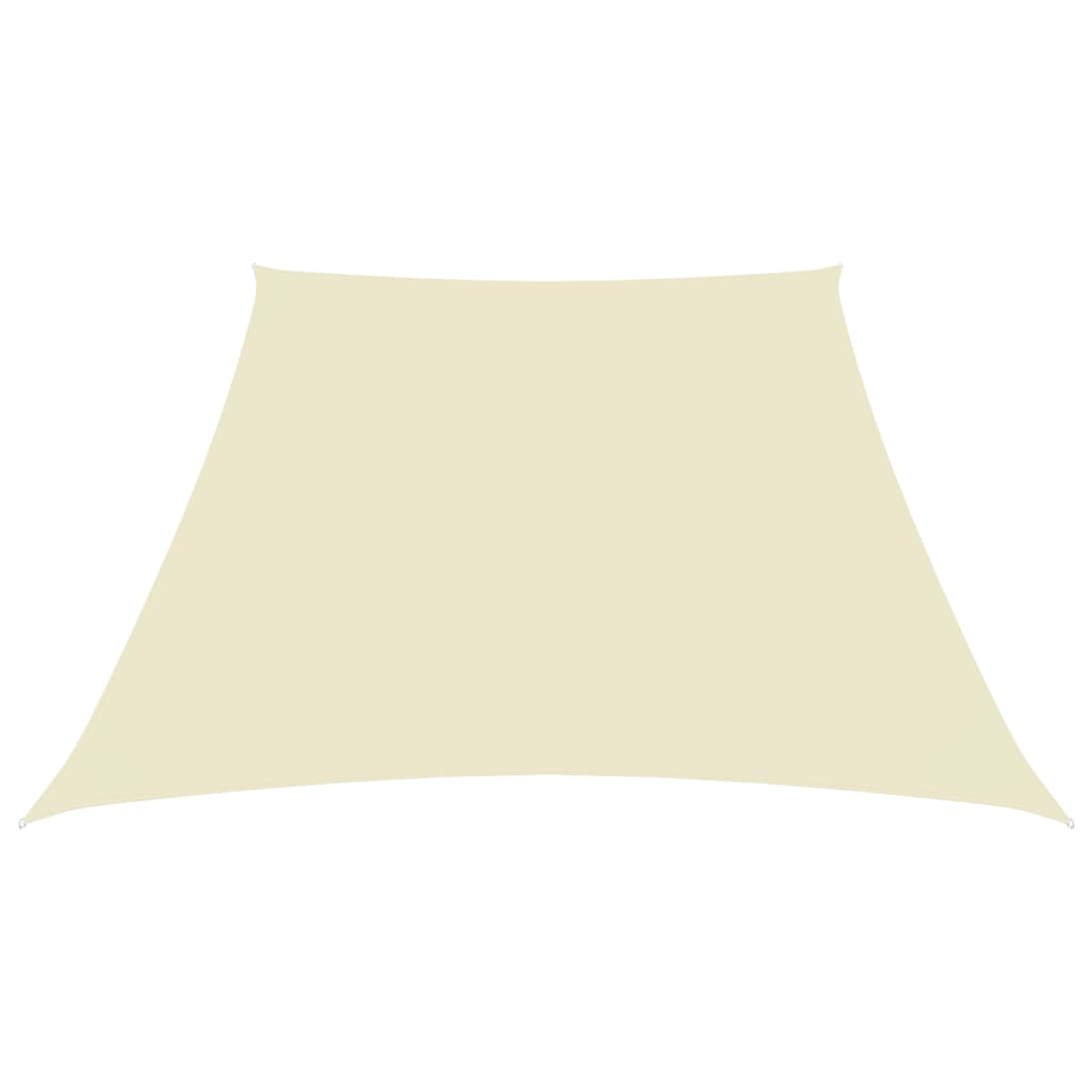 Vidaxl Zonnezeil Trapez 3 5x4 M Oxford Stoffcreme -Colored
