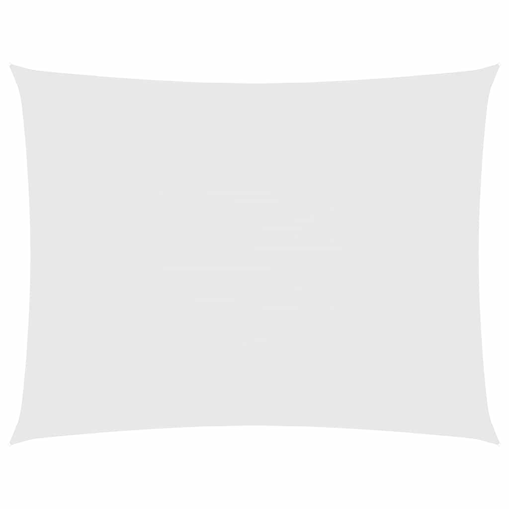 Vidaxl Sonnenschatten rechteckig 2,5 x 4 M Oxford Stoff weiß