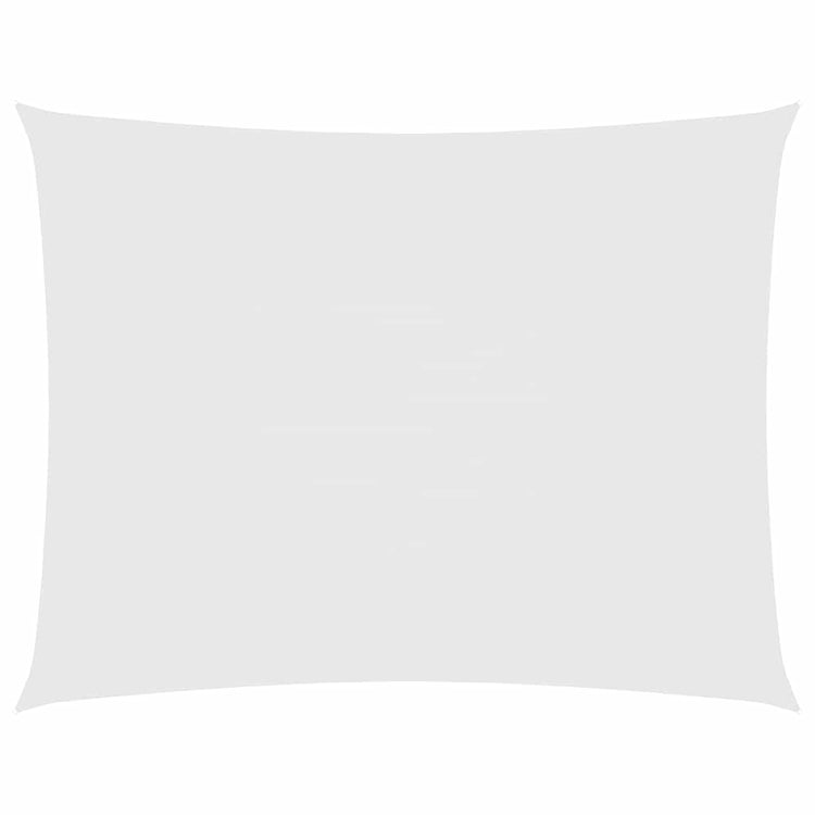 Vidaxl Sonnenschatten rechteckig 2,5 x 4 M Oxford Stoff weiß