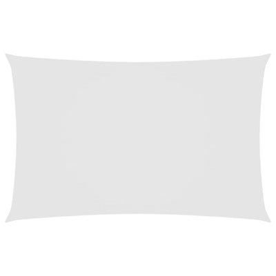 Vidaxl Sonnenschatten rechteckig 2,5 x 5 m Oxford Stoff weiß