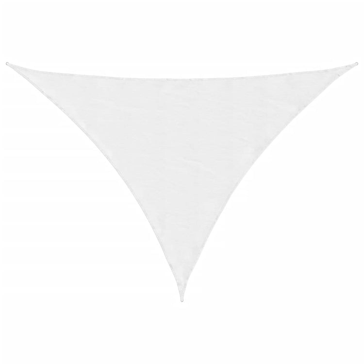 Vidaxl Sunchade Triangular 3x4x5 M Oxford Stoff weiß