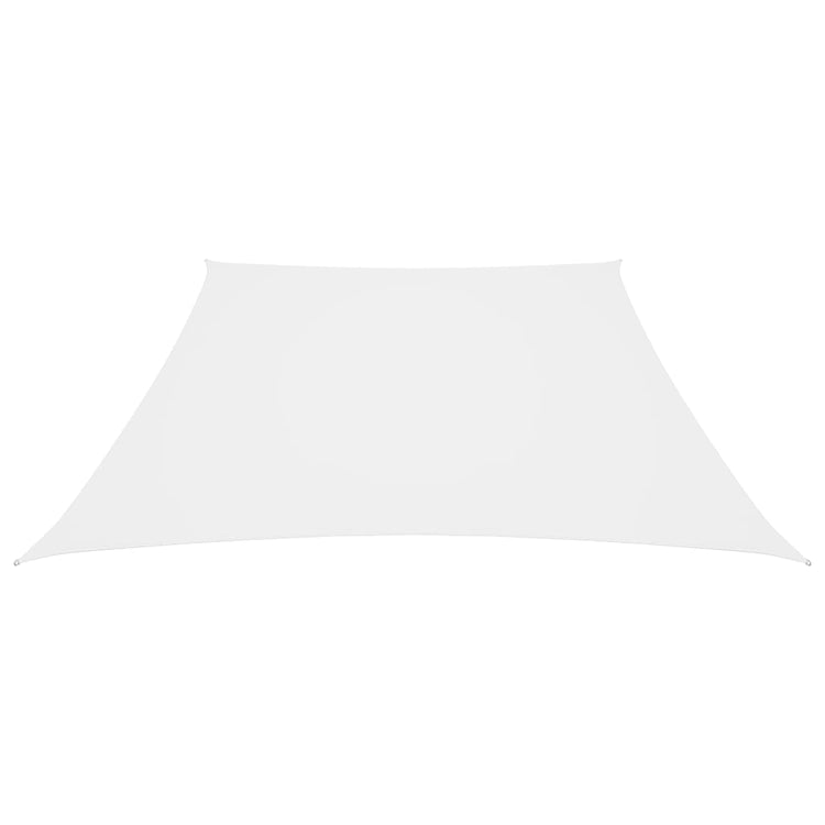 Vidaxl Zonnezeil Trapez 2 4x3 M Oxford Stoff weiß