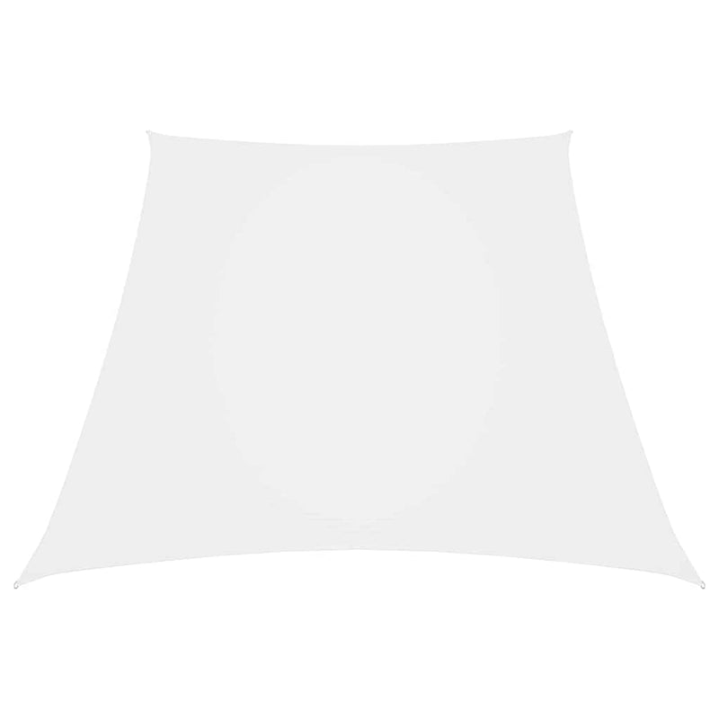 Vidaxl Sonnenschatten Trapez 3 4x3 M Oxford Stoff weiß