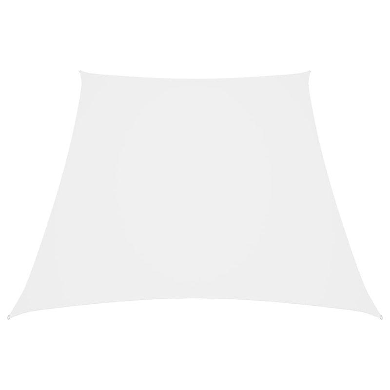 Vidaxl Sonnenschirm Trapez 4 5x4 M Oxford Stoff weiß
