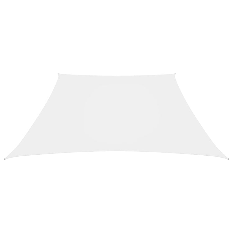 Vidaxl Sonnenschirm Trapez 4 5x4 M Oxford Stoff weiß