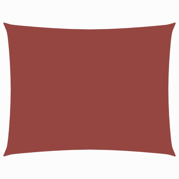 VIDAXL Sunshade Rechteck 3,5 x 4,5 M Oxford Stoff Terrakotta -gelöscht