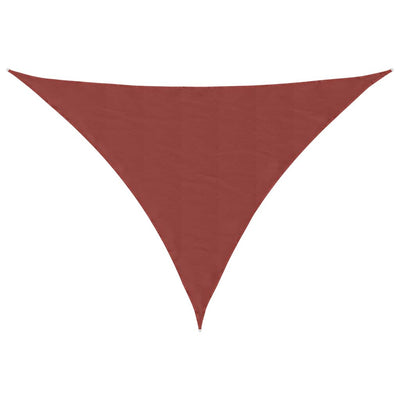 Vidaxx Markise dreieckig 2,5x2,5x3,5 m Oxford-Stoff Terrakotta
