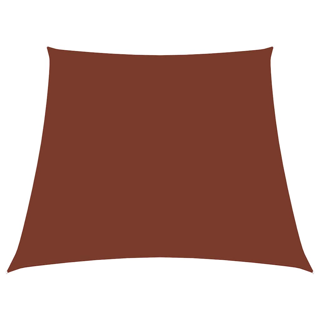 Vidaxl Zonnezeil Trapez 2 4x3 M Oxford Stoff Terrakotta -Colored