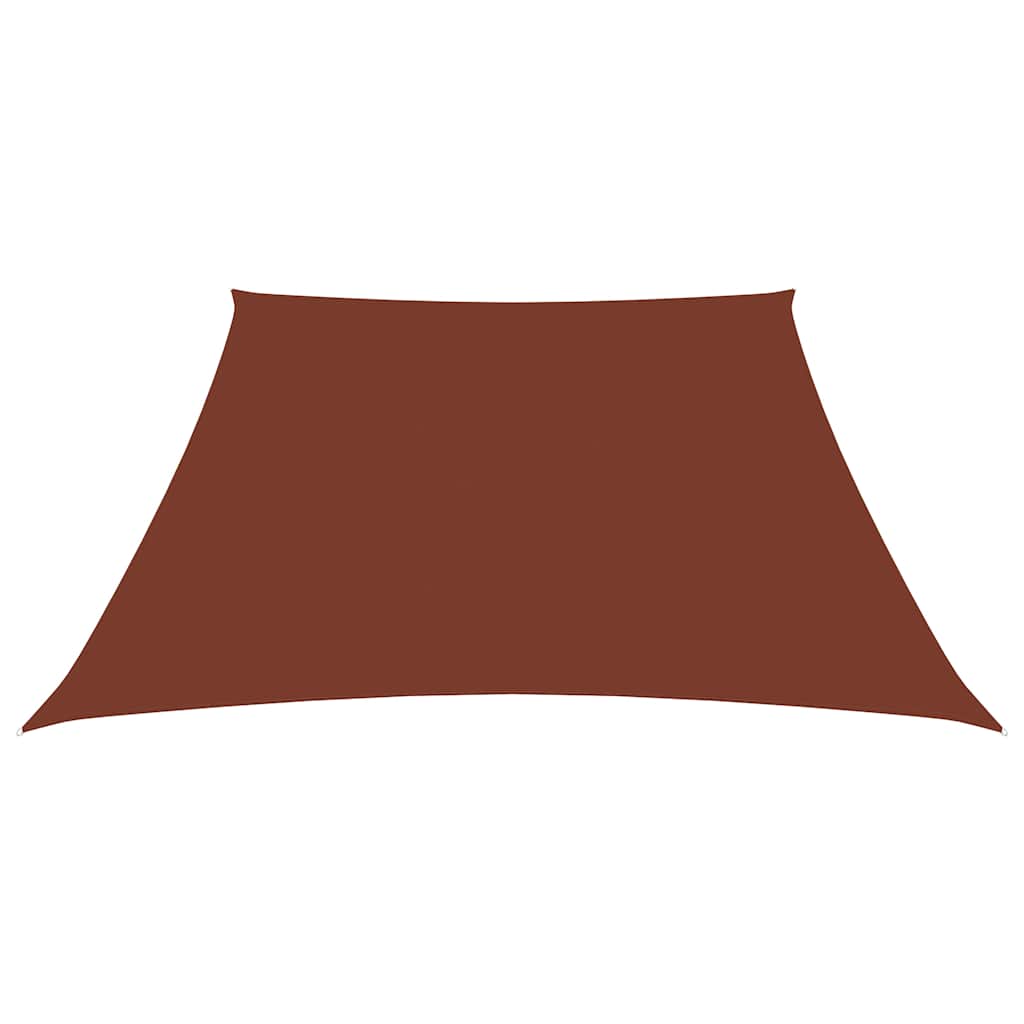 Vidaxl Zonnezeil Trapez 2 4x3 M Oxford Stoff Terrakotta -Colored