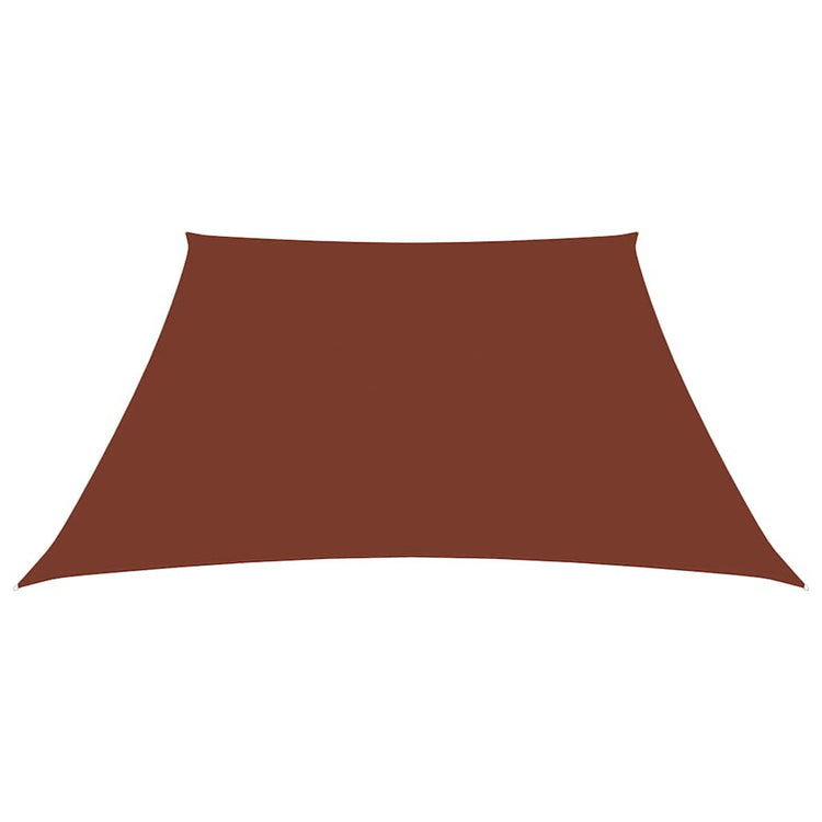 Vidaxl Zonnezeil Trapez 2 4x3 M Oxford Stoff Terrakotta -Colored
