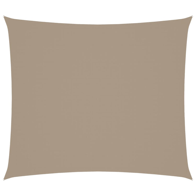 VIDAXL Sunshade Rechteck 2x2,5 M Oxford Stofftaupe