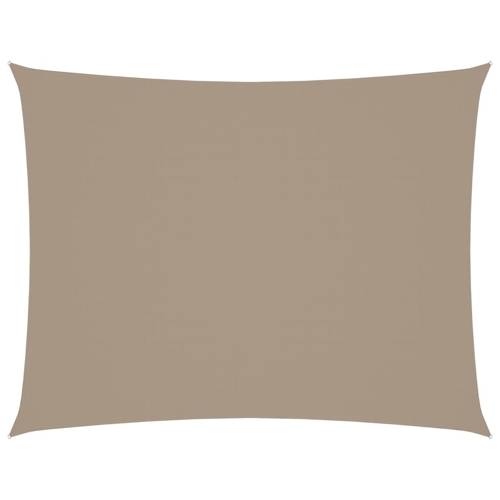 VIDAXL Sunshade Rechteck 2x3 M Oxford Stofftaupe