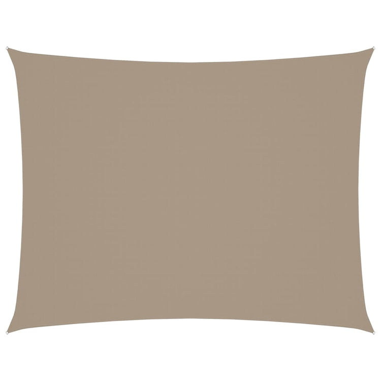 VIDAXL Sunshade Rechteck 2x3 M Oxford Stofftaupe