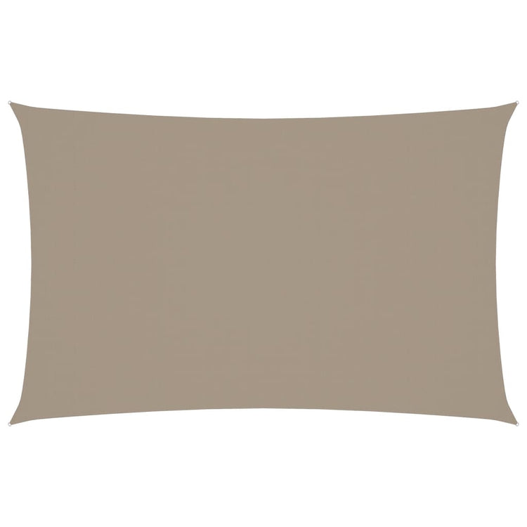 VIDAXL Sunshade Rechteck 2x5 M Oxford Stofftaupe