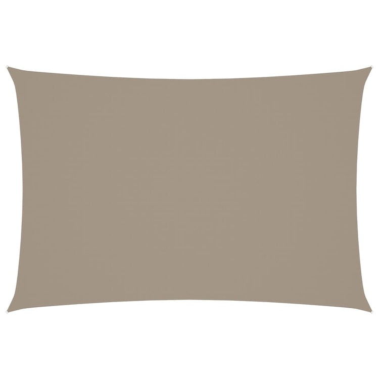 VIDAXL Sunshade Rechteck 2,5 x 4,5 M Oxford Stofftaupe