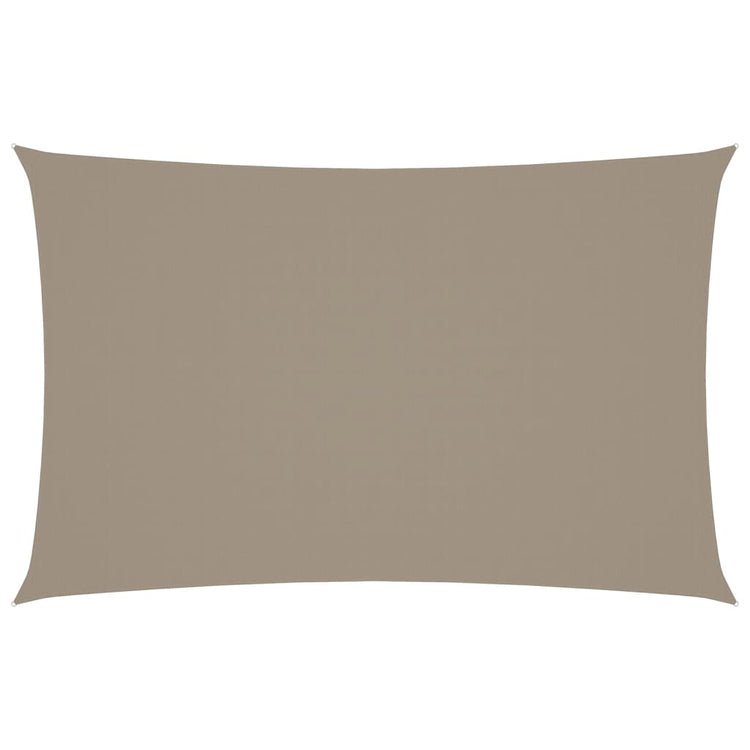 VIDAXL Sunshade Rechteck 2,5 x 5 M. Oxford Stofftaupe