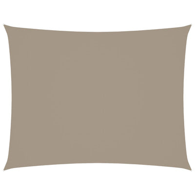 VIDAXL Sunshade Rechteck 3x4 M Oxford Stofftaupe
