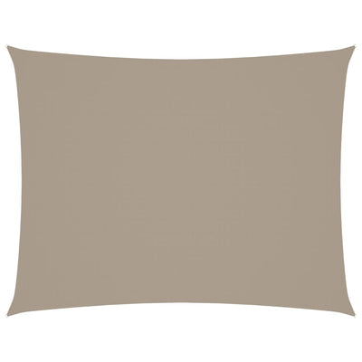 VIDAXL Sunshade Rechteck 3x4,5 M Oxford Stofftaupe
