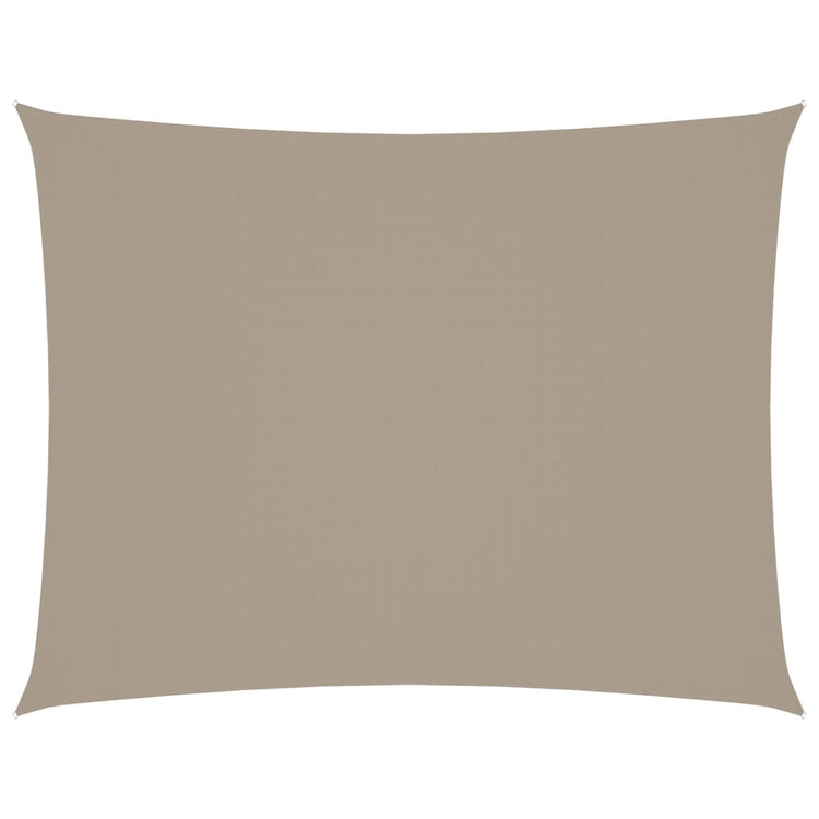 VIDAXL Sunshade Rechteck 3x4,5 M Oxford Stofftaupe