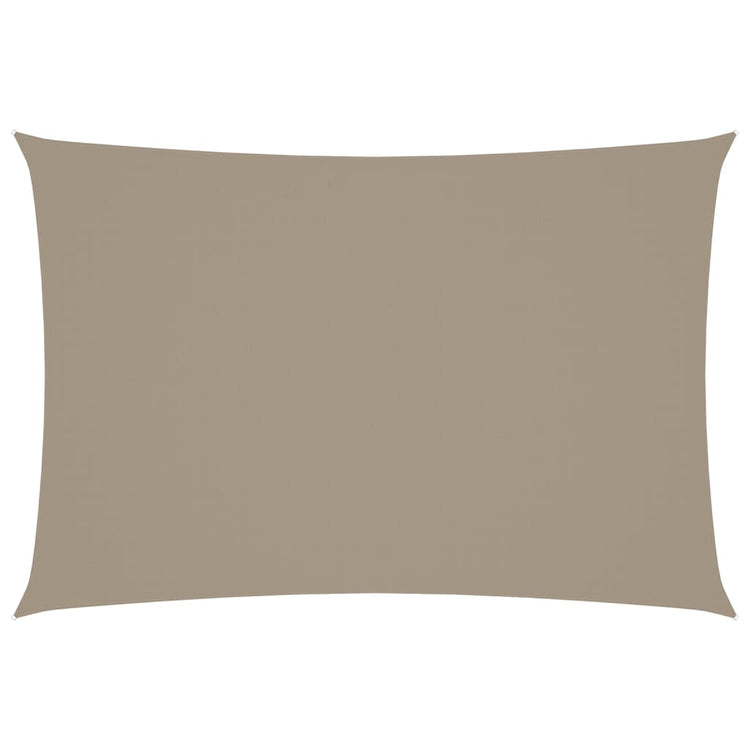 VIDAXL Sunshade Rechteck 3x5 M Oxford Stofftaupe