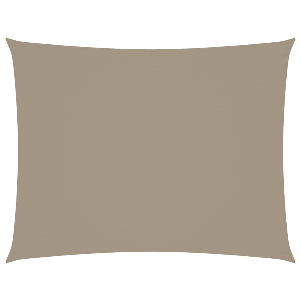 VIDAXL Sunshade Rechteck 3x6 M Oxford Stofftaupe