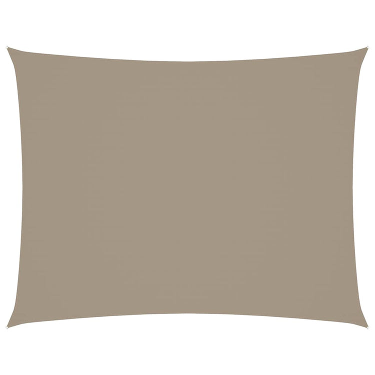 VIDAXL Sunshade Rechteck 3x6 M Oxford Stofftaupe