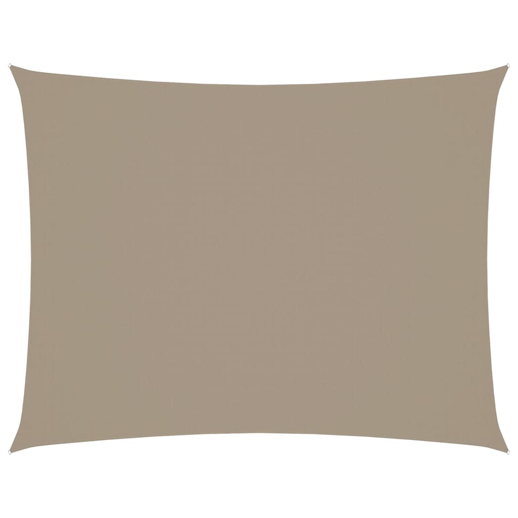 VIDAXL Sunshade Rechteck 3,5 x 5 M. Oxford Stofftaupe